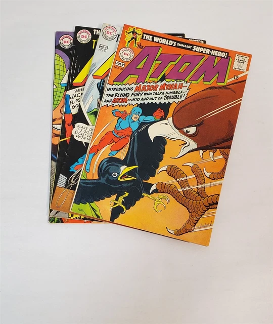 G966 Silver Age Dc Comic The Atom #21 23 33 37