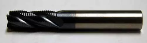 1/2" x 2" Carbide ALTiN High Perf. Fine Roughing End Mill-Titanium, Inconel