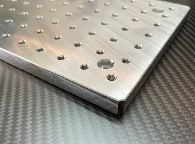 CNC Sacrificial fixture plate or mini pallet - 250mm x 150mm (10" x 6") aluminum