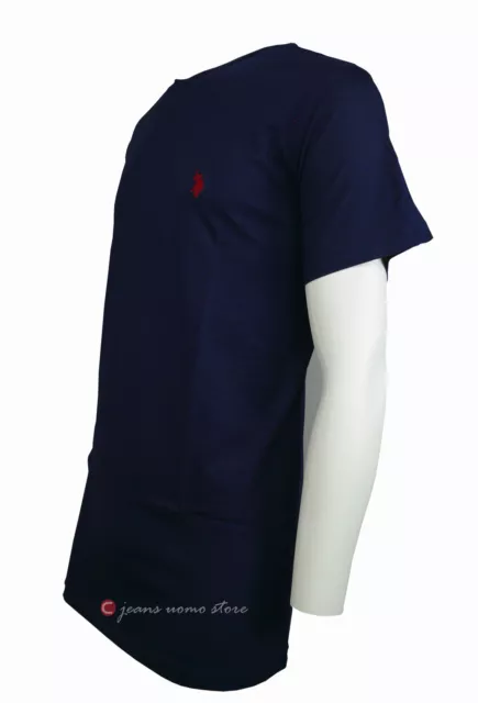Us Polo Assn maglietta UOMO cotone manica corta t-shirt Essenziale cn logo S/2XL 3