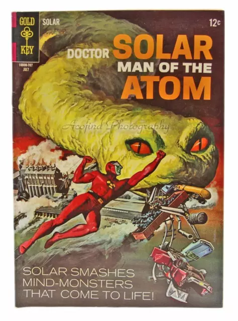 Vintage 1967 Gold Key "Doctor Solar Man of the Atom" July Comic Book ~ Clean