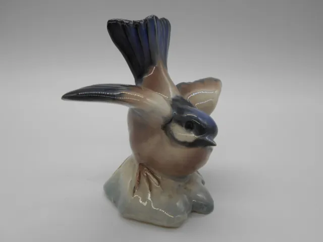 Magnifique Figurine Oiseau En Porcelaine Allemande