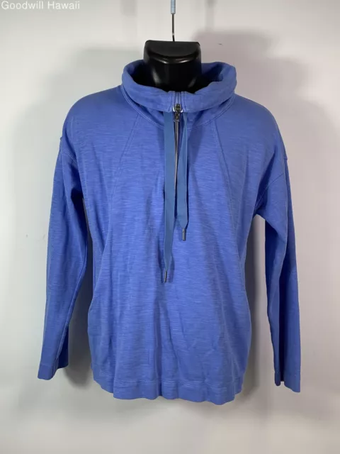 TOMMY BAHAMA BLUE/NAVY Zipper Cotton Polo Sweater Men - Size S $9.99 ...
