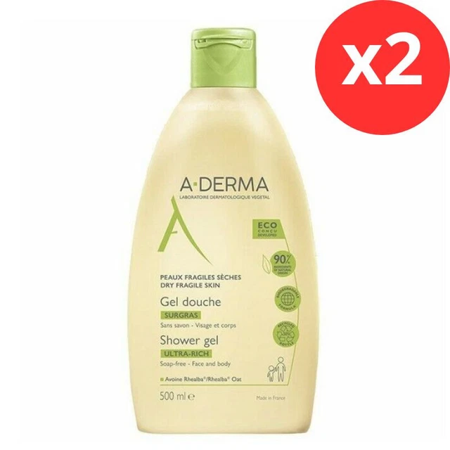 GEL DOCCIA ADERMA Pacco doppio 2x500ml OFFERTA