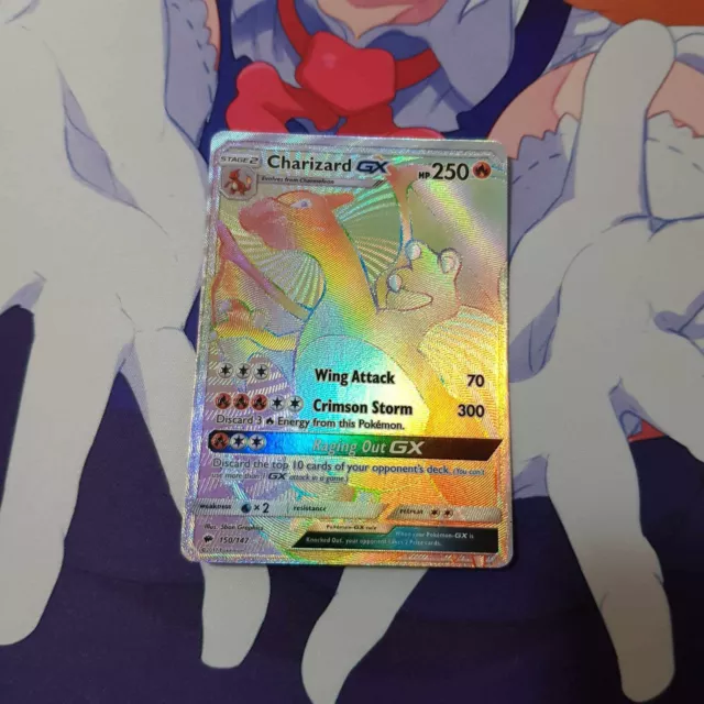 Reshiram & Charizard GX UR 220/173 GOLD RARE SM12a Japanese Mint