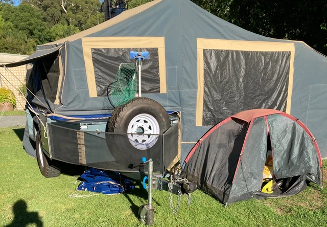 CAMPER TRAILER 4X4 TRU BLU  CROW  Off Road FAMILY Plus Many Extras  VCG