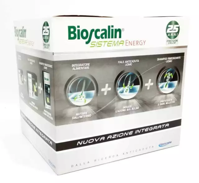 Bioscalin ENERGY sistema (compresse+ fiale+ shampo)