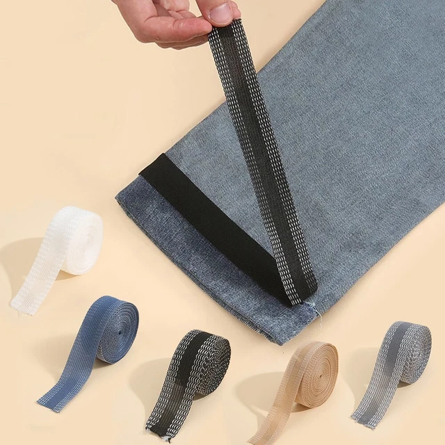 1 pieza Pantalones Puño Pantalones Pegatinas Pantalones Pegatinas Cambio de Longitud Pantalones Cortos Pie