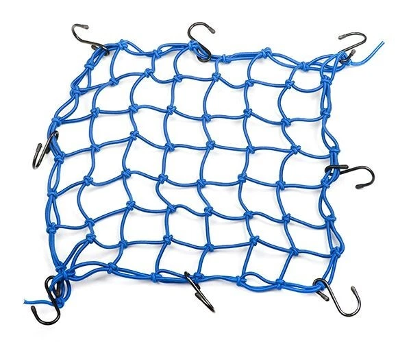 S-Line Rete Ragno Elastico Per Moto Portapacchi Bauletto Casco Sella Blu