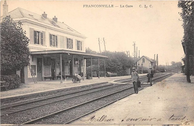 CPA 95 FRANCONVILLE LA GARE (back not divided)