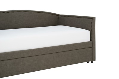 Better Homes & Gardens Grayson Daybed & Trundle, Twin Size, Gray Linen 4
