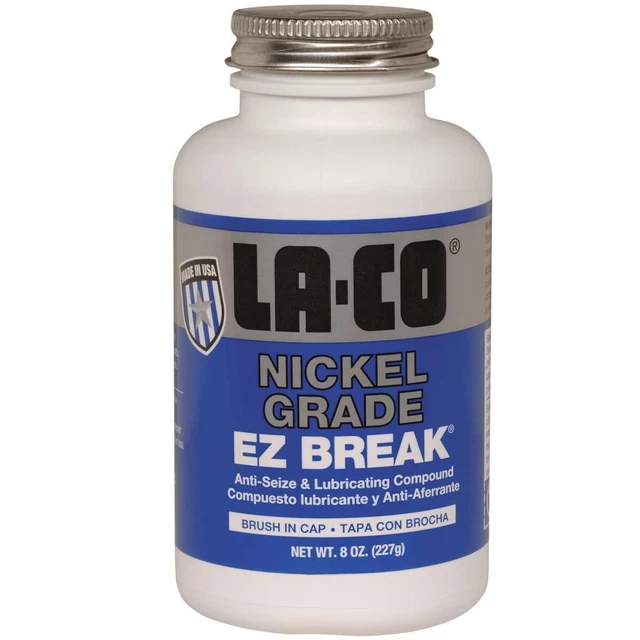 Compuesto anticonvulsivo grado níquel EZ Break - frasco cepillo N-Cap de 8 oz LA-CO