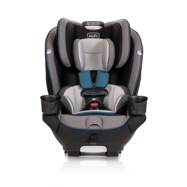 Infant Toddler Convertible Car Seat 4-in-1 Front Rear Facing Adjustable Blue