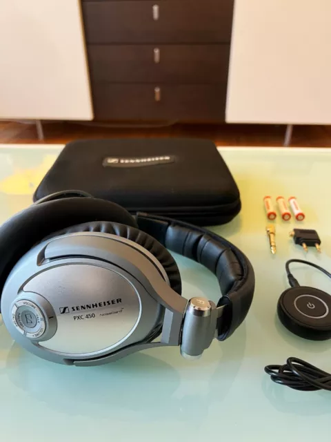 Sennheiser PXC 450 - Top Zustand - Noise Cancelling + Bluetooth Adapter& Zubehör