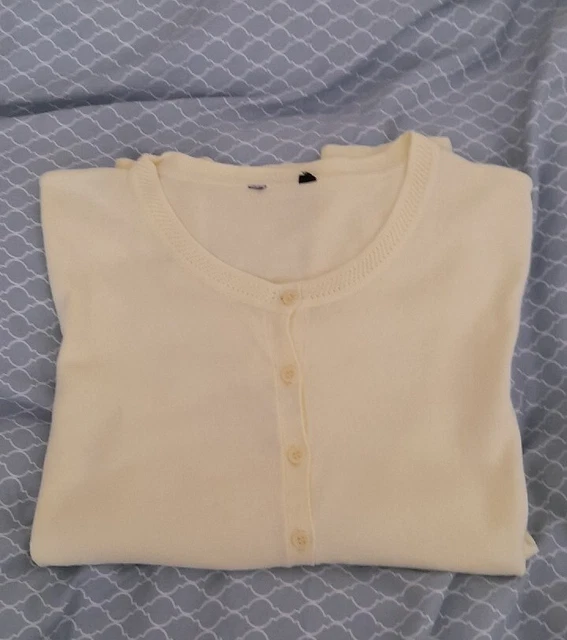 Ladies Lemon Cardigan Size 20