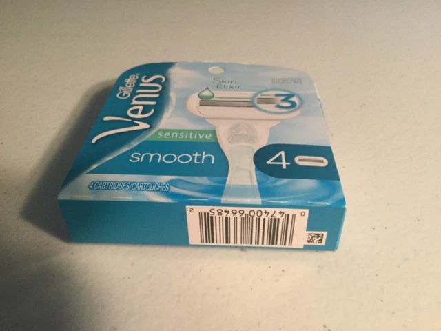 Paquete De 4 Elixir De Piel Gillette Venus *Sensible Suave* 