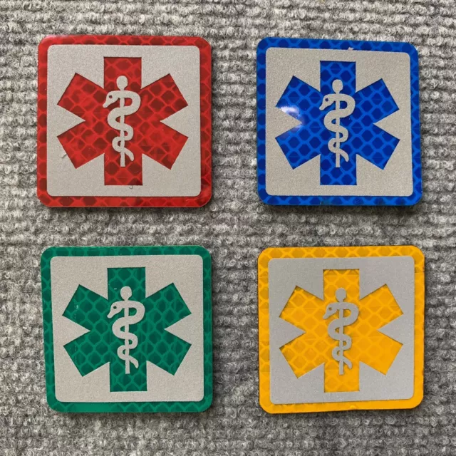 Medic Cross Laser Cut Style Reflective First Aid Morale Patch for UBACS & Bergen