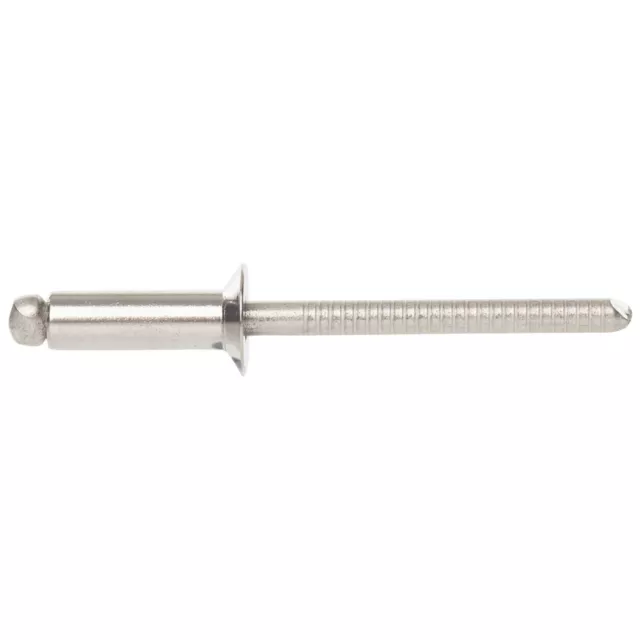 COUNTERSUNK OPEN BLIND POP RIVETS A2 STAINLESS STEEL 3mm, 3.2mm, 4mm, 4.8mm, 5mm