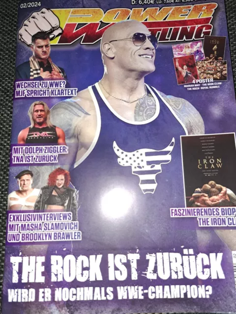 Power Wrestling Magazin 02 - 2024 / WWE, AEW, NXT, NJPW, THE ROCK