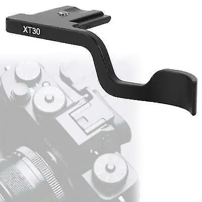 Fujifilm XT30 Camera Up Hand Grip - Black Aluminum Thumb Rest Accessory
