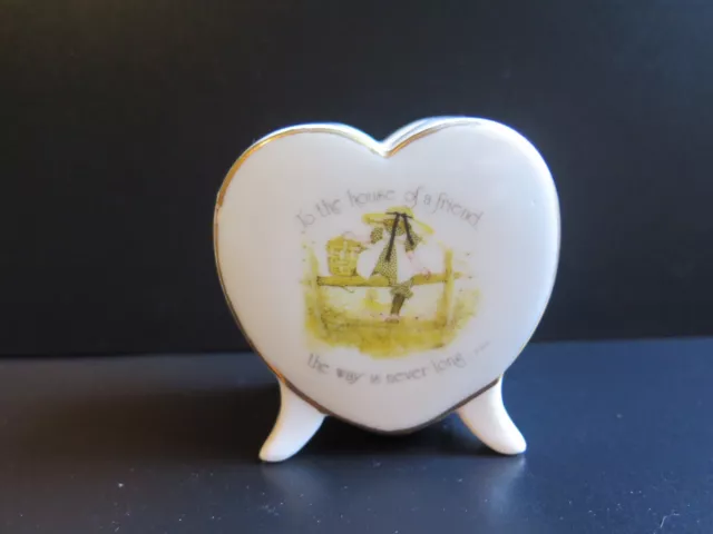 Holly Hobbie Heart Shaped Candle Holder