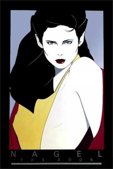 Patrick NAGEL The Book Original 1981 Mirage Editions Lithograph Poster 36 x 24