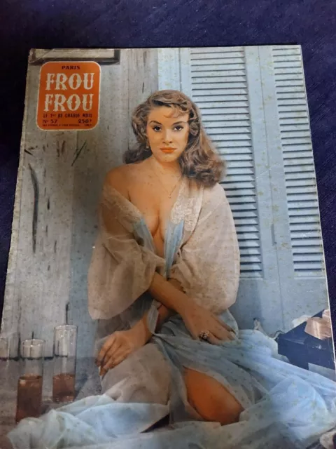 Paris Frou-Frou Magazine No. 57 Vintage French Erotica Lisa Davis 1950s