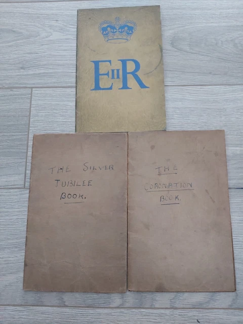 Royal Coronation And Jubilee Commemarativ Books Long George V VI Queen Elizabeth