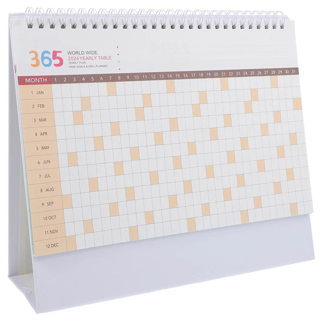 DESK CALENDARS 2024 2024 Desk Calendar Calendar2024 Standing Flip