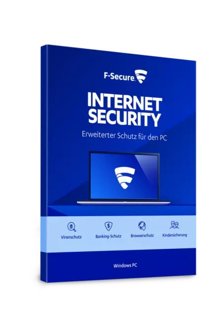 F-Secure Internet Security 2023 / 2024 - 1PC 3PC 5PC 10PC - 1 Jahr - 2 Jahre ESD