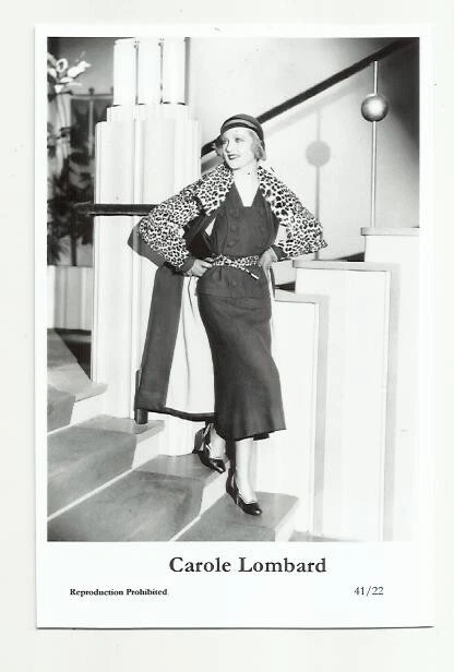 (Bx24) Carole Lombard Swiftsure Photo Postcard (41/22)) Filmstar Pin Up Glamour