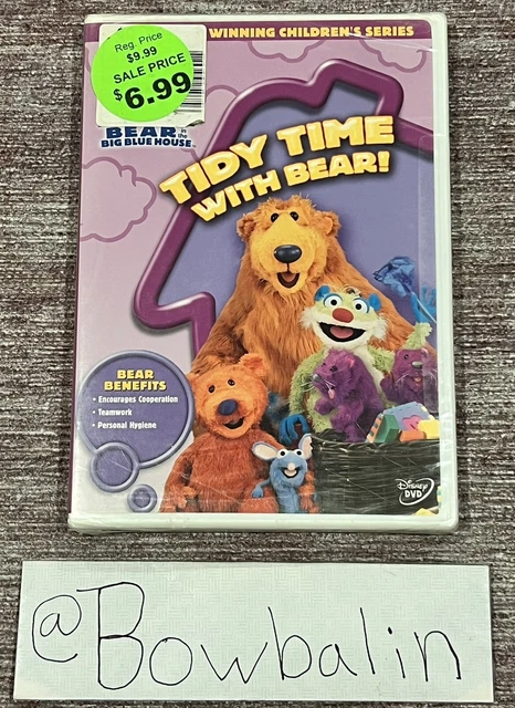 BEAR IN THE BIG BLUE HOUSE - TIDY TIME WITH BEAR - New & Sealed (DVD ...