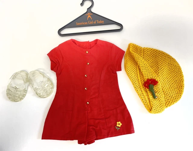 PLEASANT COMPANY American Girl of Today Doll CULOTTE DRESS Outfit Complete 1996