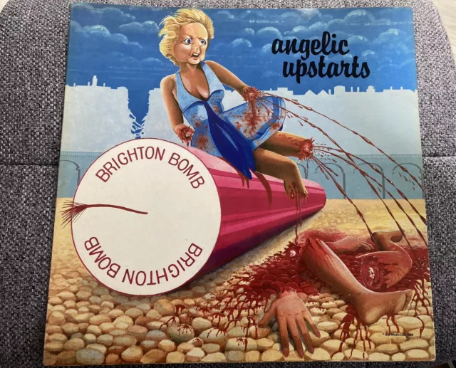 ANGELIC UPSTARTS - BRIGHTON BOMB VINYL 12" Single Punk Oi Gas Records