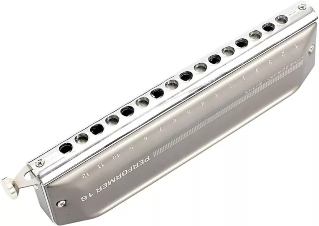 EASTTOP New Chromatic Harmonica Aluminum Comb 16holes Birthday Lover Party Gift 3