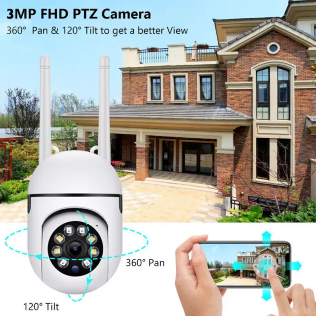 2.4G Wireless security camera wifi 1080P PTZ CCTV HD smart home outdoor IR cam