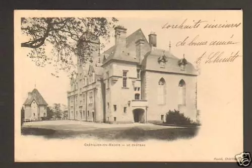 CHATILLON-en-BAZOIS (58) LE CHATEAU in 1903