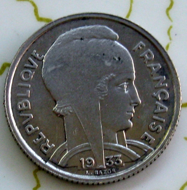 Coin France 5Fr 1933 Aunc 175-101