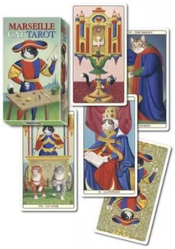 TAROCCHI DEI GATTI del gatto mazzo di carte oracolo vintage arcani minori  rari EUR 165,00 - PicClick IT