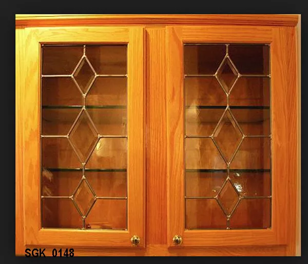 Bevel Diamond Star Kitchen Cabinet Door inserts