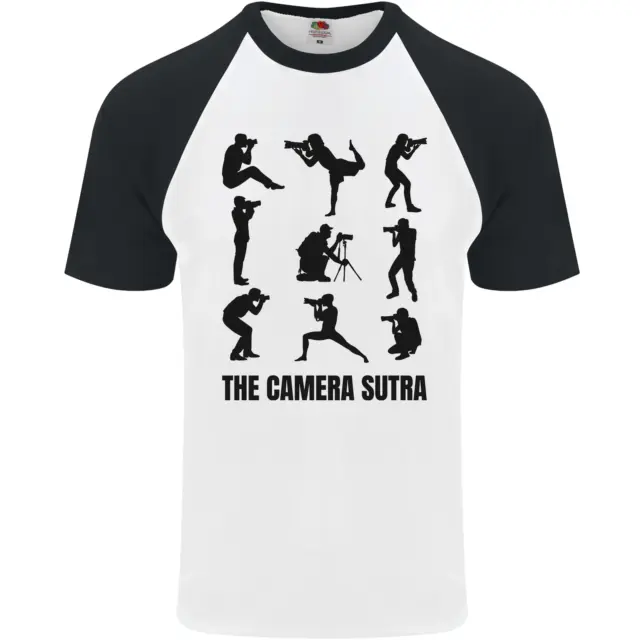 Camera Sutra Funny Photographer Photography Mens S/S Baseball T-Shirt