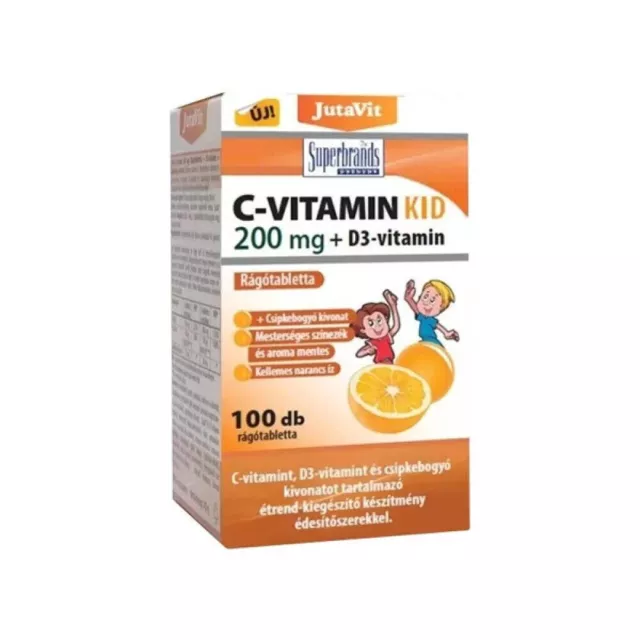 Vitamine C JutaVit D3 Cynorrhodon complément alimentaire 100 comprimés pour...