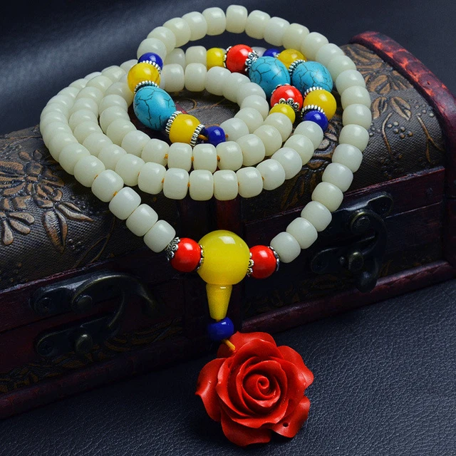 Collier Sautoir Perles De Corail Véritable Vintage - Pièce Unique, Long, État Parfait, Bijou Ancien