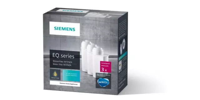 SIEMENS Wasserfilter 3erPack TZ70033 Brita Intenza Filterpatrone für alle EQ NEU