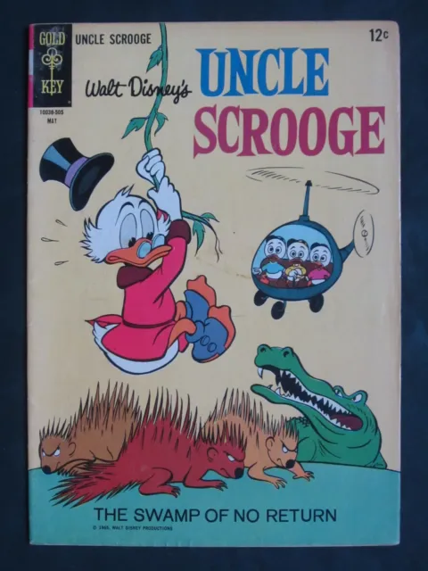 Uncle Scrooge (1953 series) #57 Gold Key 1965 Carl Barks VG/FN