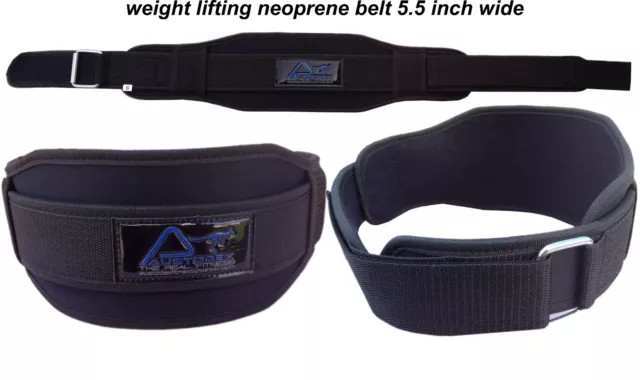 Weight Lifting Fitness Gym BodyBuilding Neoprene Wide Double Back Support Belt