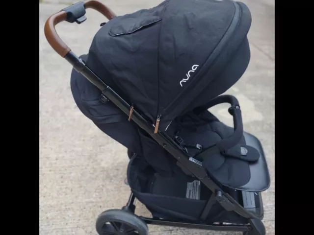 NUNA TAVO Travel Baby Stroller Lightweight Foldable Buggy Black