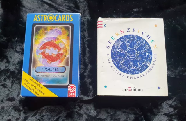 Astro Cards Fische+ Buch Sternzeichen Charakterkunde, Set, Esoterik,Tarot
