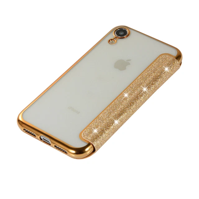Etui portefeuille premium en cuir PU + TPU intérieur coque Fold Case avec