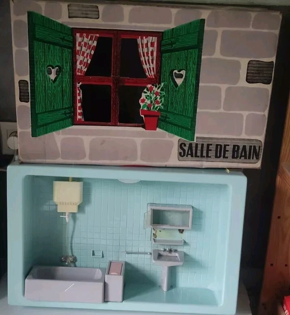 Jouet Mont Blanc Années 1960 - Bloc Cuisine Avec Accessoires Et Boîte D'origine, Vintage
